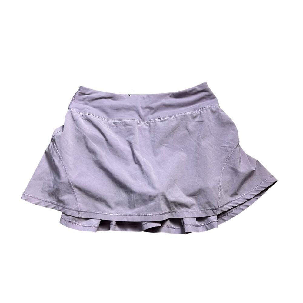 LULULEMON Light Purple Back Pleated Skirt Skort Size 2